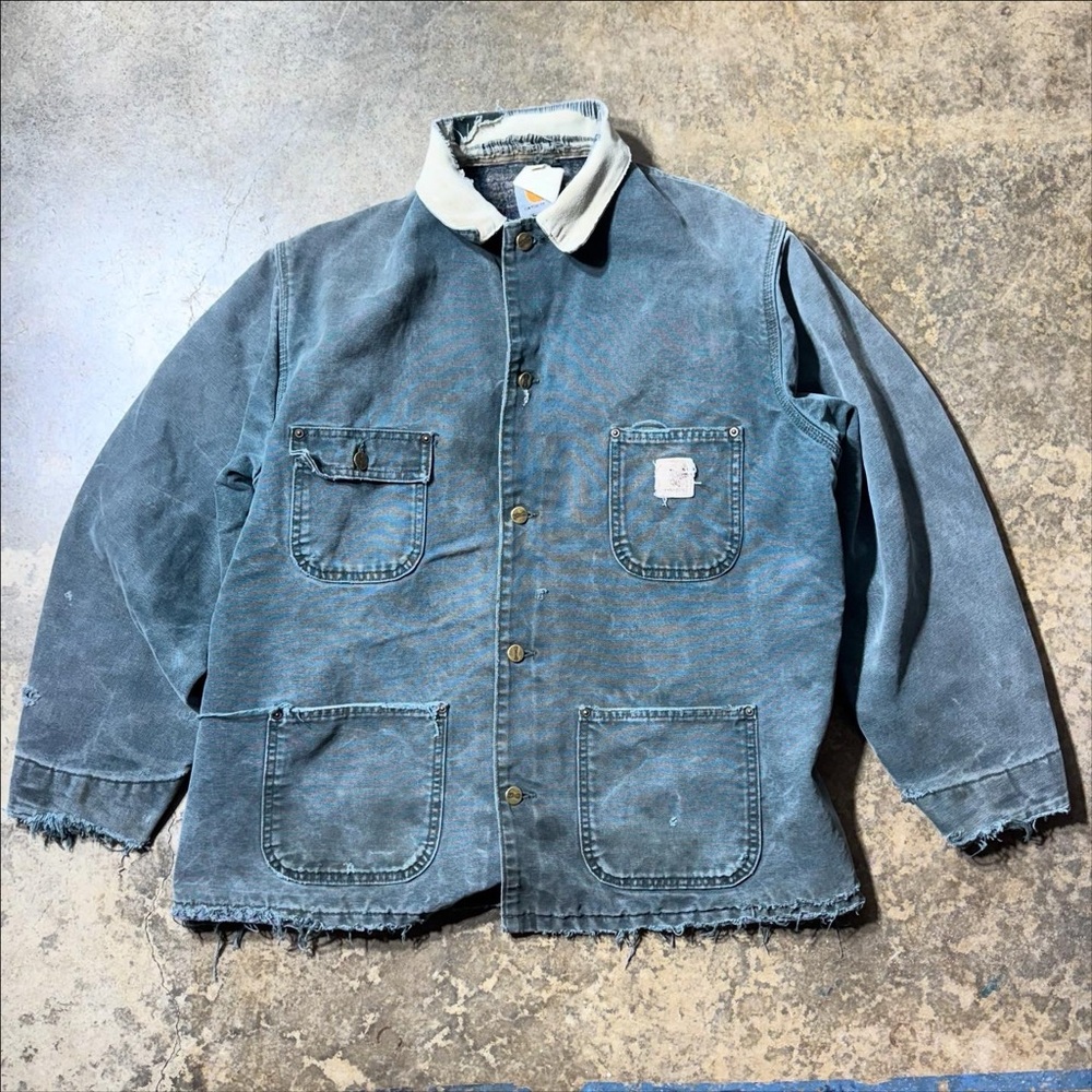 90’s Vintage Carhartt CB0-443 Blanket-Lined Chore Jacket